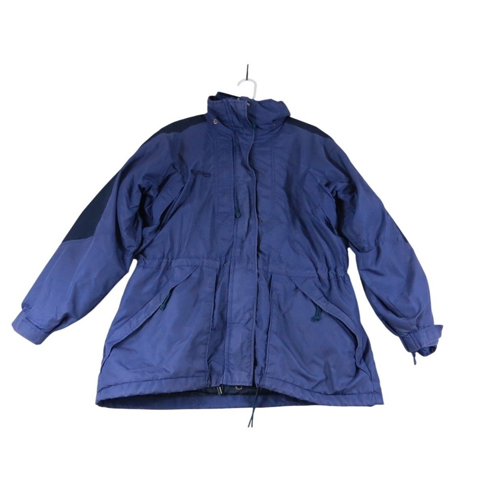 1990s Vintage Columbia Longs Peak 3 in 1 Fleece Lined Ski Jacket Women's Size L